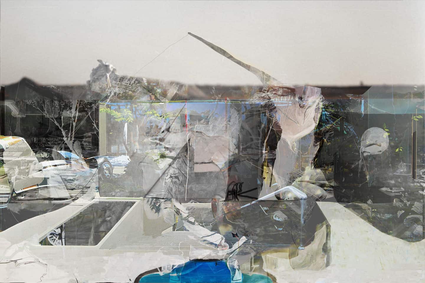 Alex Fischer, Hilde brand graffiti, 2009, 36×54 inch matte giclee